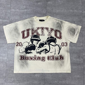 Camisas Casuales para Hombre a Precio Económico, Lavado Ácido, Corte Holgado, Estampado Digital, Estilo Vintage, 100% Poliéster - Product Image 5