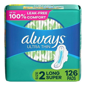 Serviettes hygiéniques Always, coton biologique, couche supérieure douce, utilisation jour et nuit, emballage en vrac - Product Image 3