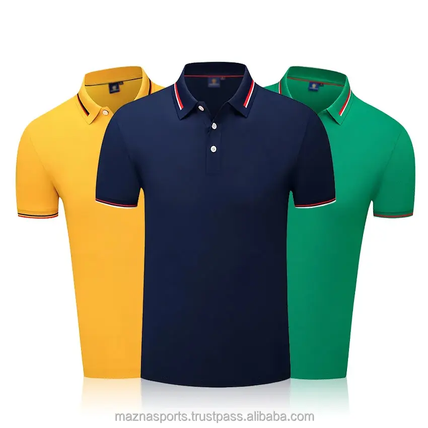 Hot sale best quality plain men's polo shirts golf collar t shirts Custom Logo embroidery printing cotton logo polo t shirt
