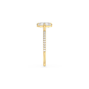 Bagues de fiançailles pour femmes REYES, design unique, or massif 14 carats, diamants de laboratoire HPHT CVD, fabricant, certificat IGI, bijoux. - Product Image 4