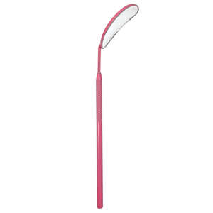 Espejo Cosmético de Acero Inoxidable de Alta Calidad 3 Pro Moon Curve, Lado Derecho, con Diseño de Flor, Multifuncional, Color Rosa Brillante - Product Image 1