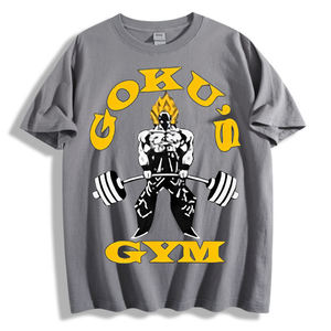 Camiseta extragrande personalizada, de alta calidad, 100% algodón, con hombros caídos, para hombre, para gimnasio y entrenamiento. - Product Image 3