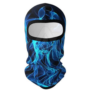 Masque Balaclava en Coton Extensible Couvrant Tout le Visage et le Cou pour Moto, Ski, Cyclisme et Activités Hivernales en Plein Air - Product Image 4