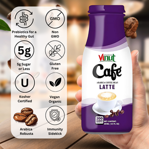 Boisson au café latte 280 ml 9,5 FL OZ sans sucre OEM ODM Marque privée Prix de gros Échantillon gratuit Fabricant de boissons - Product Image 3