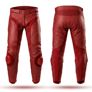 Whole Sale Manufacturer Motorcycle Leather Riding Pants with Knee Protection Breathable Biker Trousers Anti <b>Slip</b> Motorbike Gear - Product Image 6