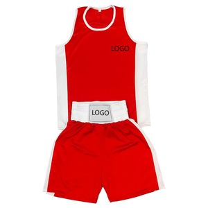 Uniformes de Boxeo Personalizados al por Mayor, Pantalones Cortos y Camisetas de Boxeo Profesionales con su Logotipo, Conjunto de Uniforme de Entrenamiento de Boxeo Más Vendido - Product Image 4