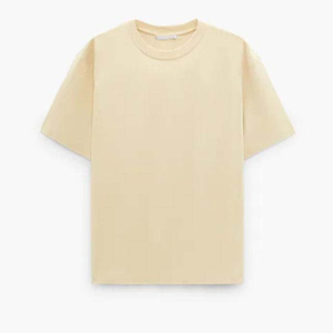 T-shirts Homme Cropped Coupe Boxy Oversize à Épaules Tombantes, 100% Coton Uni, Écologiques et Respirants, Design Col Unique – Meilleures Ventes - Product Image 6