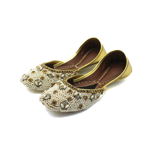 Zapatos Khussa Pakistaníes de Último Diseño Más Vendidos, Zapatos Khussa Jutti Hechos a Mano para Mujer, Zapatos Khussa Pakistaníes para Novia - Product Image 2