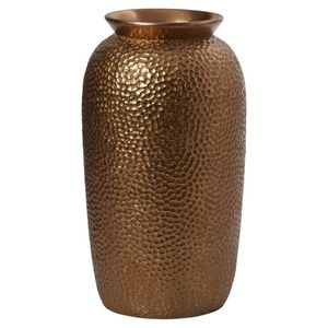 Vases en métal de luxe en gros - Vases coniques texturés argentés pour hall d'hôtel et décoration d'événements - Pot de fleurs durable - Product Image 6