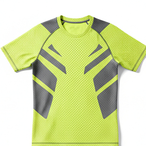 En gros : Ensemble de sport de compression pour hommes, comprenant un legging de sport taille haute et un t-shirt moulant, pour la course, la musculation et les activités sportives - Product Image 3