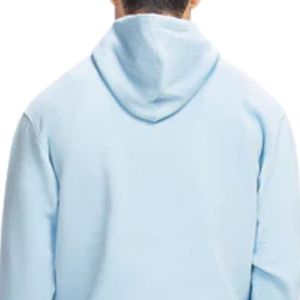 Sweat à capuche pour homme, coupe classique, en tissu polaire gris, imprimé sur la poitrine, style streetwear décontracté, confortable, OEM ODM, vente en gros - Product Image 3
