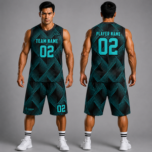 Uniforme de Fútbol Americano sin Mangas con Logotipo Frontal Personalizado, Conjunto de Camiseta Sublimada para Equipo, Secado Rápido y Transpirable, Ajustado, 100% Poliéster - Product Image 1