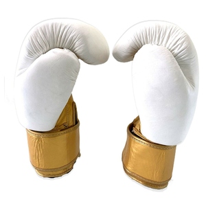 Custom Professional PU Leather Boxing <b>Gloves</b> Breathable Waterproof Non-Slip <b>Pull</b>-On Closure Hook-and-Loop Wrist for OEM RL-BG-29 - Product Image 1