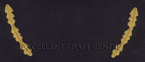 หมวกนักบิน Custom Serling 502 รุ่น Airline Cap ประดับมงกุฎทอง สายคาดถักสีทอง ปีกหมวกสีดำ ปักตราปีกเครื่องบิน - Product Image 6