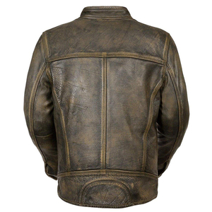 Luxury <b>Mens</b> Genuine <b>Leather</b> <b>Jacket</b> Premium Tailored Fit Modern Casual Fashion Comfortable Daily Wear - Product Image 3