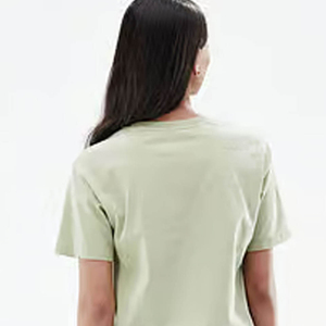 Camisetas de Poliéster al por Mayor para Mujer, Lisas, de Manga Corta, Estilo Casual, Camisetas en Blanco, OEM, ODM, Personalizadas, Cuello Redondo - Product Image 6