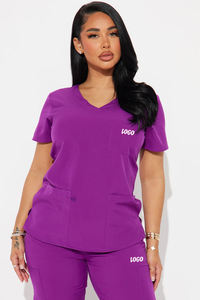 Uniformes Médicos Personalizados OEM de Primera Calidad para Doctores y Enfermeras, con Tela de Lona, Detección de Agujas y Logotipo Personalizado - Product Image 2