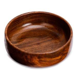 Tazón de Madera Natural Ecológico, Desechable, de Lujo, Clásico, para Servir Alimentos, Acabado Liso, para Ensaladas, Sopas, Arroz, Cocina - Product Image 5