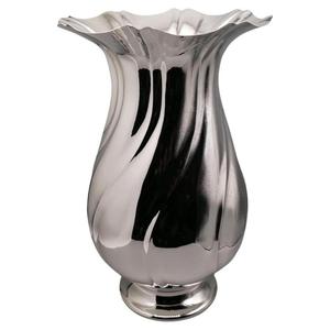 Vase en métal fait main en forme de grenade, décoration de table contemporaine, design unique et personnalisé, pot à fleurs moulé à la main pour la maison - Product Image 4