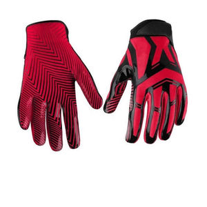 2026 New Professional Customized Latex American Football <b>Gloves</b> Anti-Slip Waterproof Touchscreen Lightweight Football <b>Gloves</b> - Product Image 2
