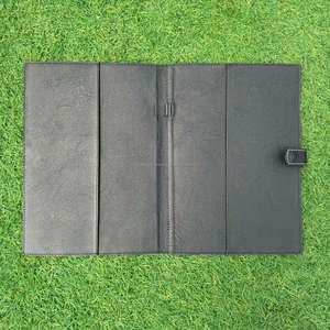 ที่หุ้มสมุดโน๊ตหนังแท้สำหรับนักธุรกิจอเนกประสงค์แฟ้มเก็บเอกสารแบบถือมีดีไซน์ A4จากนักออกแบบ - Product Image 6