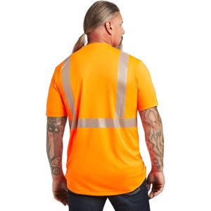 16. Camiseta de Trabajo para Hombre de Algodón Anillado Duradero, Corte Holgado, Camisa Utilitaria de Alto Gramaje con Bolsillo Frontal en el Pecho - Product Image 6
