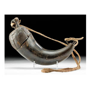 Cuerno en Polvo 100% Puro de Búfalo, Excelente, 4 Piezas de Diferentes Tamaños, Punta Metálica, Calidad Superior, Cuerno en Polvo de Buey y Vaca - Product Image 1