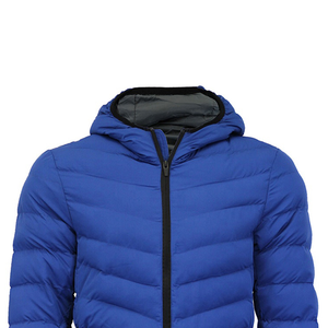 Blousons matelassés pour hommes, style streetwear, avec capuche et logo sur le devant, prix de gros abordable, directement de l'usine - Product Image 3