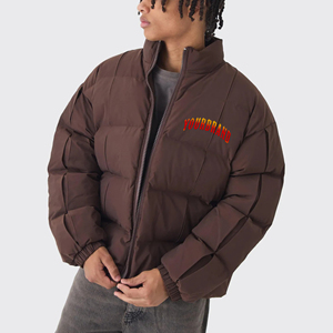 New Style Men's Winter Casual <b>Camouflage</b> Hooded Waterproof Windproof Thick Cotton Padded Jacket Custom Printed Logo Lightweight - Product Image 4
