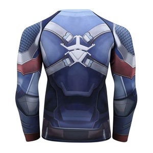 <b>Men's</b> Workout Set Compression Shirt and Pants Top Long Sleeve Sports Tight <b>Base</b> <b>Layer</b> Suit Quick Dry - Product Image 5