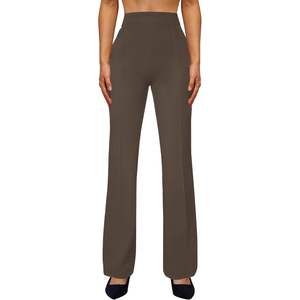 กางเกงขาบานเอวสูงของผู้หญิง2025กางเกงสแล็คยืดหยุ่นแนวธุรกิจใส่ทำงานและเดรสลำลอง - Product Image 4