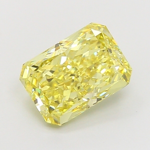 Elegant yellow <b>cushion</b> cut loose diamond gemstone certified radiant sparkle luxury fine jewelry for engagement and investment - Product Image 1