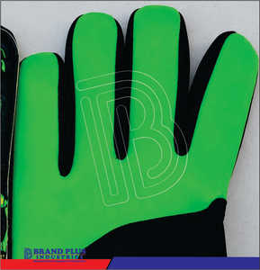 Brand <b>Plus</b> Soccer Goalkeeper Gloves <b>PVC</b> Material Breathable Lightweight Non-Slip Velcro Closure Full Finger Unisex Customized - Product Image 2