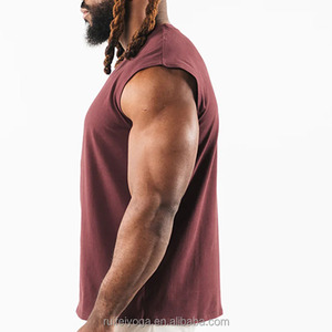 Nuevas Camisetas de Tirantes de Algodón para Hombre, Diseño de Logotipo Personalizado de Alta Calidad, Camisetas de Tirantes Extra Grandes para Fisicoculturismo, Camisetas de Gimnasio para Hombre - Product Image 6