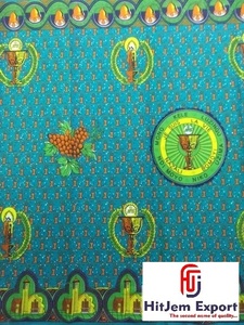 Custom African Digital Print Chiffon Fabric for European Israel Island Scarves Fashion Apparel Sarees Dupattas Lightweight - Product Image 6