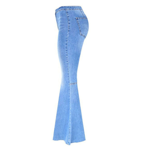 Pantalon cargo ample taille haute pour femme, coupe décontractée à jambe large avec poches - Product Image 4