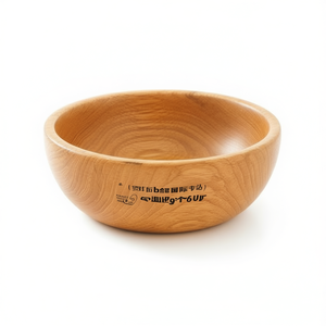 Elegant Handmade Wooden Bowl for Kitchen Dining for Fruit Salad Rice Soup Household Decorative Use - Product Image 2