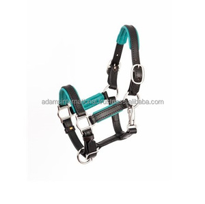 Licol de cheval en cuir de haute qualité rembourré doux et durable - Product Image 4