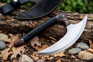 ขวานเหล็กกล้าคาร์บอนพร้อมด้ามไม้สำหรับผ่าฟืน เกรด DIY - Product Image 5