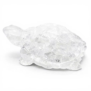 Figura de Tortuga de Cristal Tallada en Forma de Animal, Decoración para el Hogar, Adorno Coleccionable - Product Image 5
