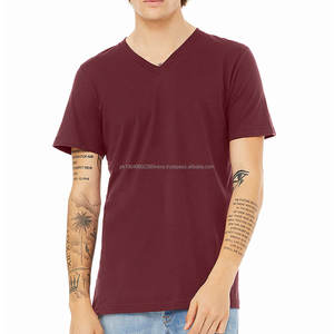 Camiseta Deportiva con Cuello en V Profundo, Personalizada con Logotipo, de Fábrica OEM, Económica - Product Image 4