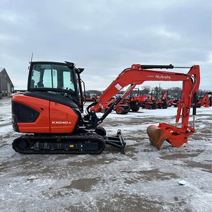 รถตักล้อยาง Kubota KX040-4 ชั่วโมงการใช้งานต่ำ พร้อมกระบอกไฮดรอลิก Huade เกียร์ ปั๊ม แบริ่ง มอเตอร์ เครื่องยนต์ PLC Core - Product Image 6