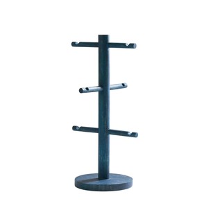 Soporte de Madera para Tazas de Café, Organizador de Tazas con 6 Ganchos, Exhibidor de Tazas de Té de Madera, Accesorio de Cocina, Organizador Ecológico para el Hogar - Product Image 6