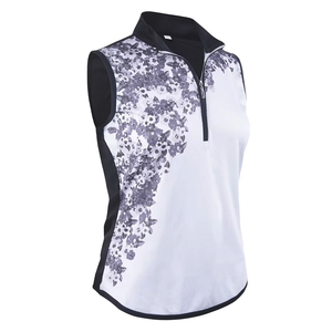 WARISON INDUSTRIES Camisetas de Polo Deportivas para Mujer, Sublimación, Absorción de Humedad, Camisetas de Polo sin Mangas para Golf - Product Image 3