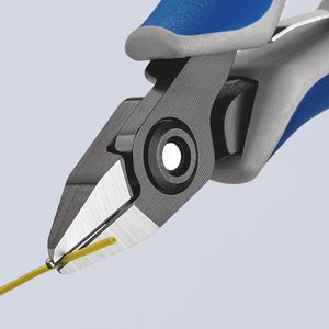 LUMINEX IMPEX 79 52 125 Stainless Steel Precision Electronics Diagonal Cutter Multi-Component Handles Burnished 125mm <b>Light</b> - Product Image 3