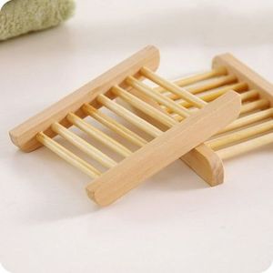 Wood Soap Holder Dish Rack Bathroom <b>Shower</b> Storage Support <b>Plate</b> Tray Elegant Wooden Bathroom use - Product Image 4
