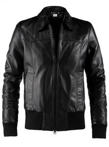 Best Selling <b>Mens</b> PU Leather Jacket High Quality Genuine Leather Style Casual Fashion <b>Long</b> Sleeve Winter <b>Coat</b> Customizable - Product Image 3