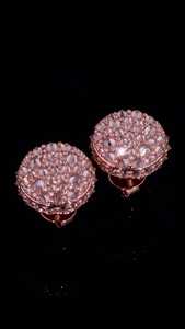 10mm Inverted Moissanite <b>Stud</b> Cluster Earrings D Color VVS1 Round Cut <b>Silver</b> Solid 10K Real Rose Gold Hip Hop Earrings Wholesale - Product Image 5