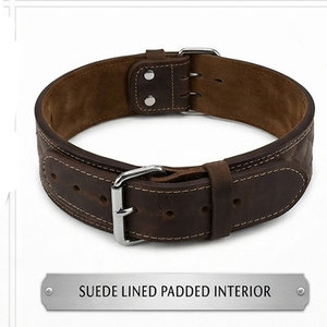 Ceinture de musculation en cuir de qualité professionnelle pour dips, tractions, exercices avec son propre poids, équipement de fitness, ceinture de dips avec logo personnalisé - Product Image 2