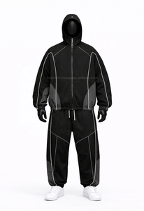 Chaqueta Cortavientos Ligera Reversible Personalizable de Tallas Grandes para Hombre, Estilo Urbano, con Capucha, Venta al por Mayor 2026 - Product Image 5